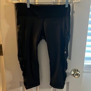 Lululemon Athletica Black Ankle Cropped Pants